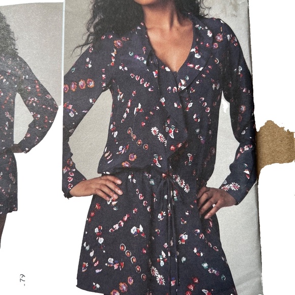 Vogue V1226 Pattern Dress Rebecca Taylor Loose Fitting Drop Waist 14 - 20 Uncut - Picture 2 of 4
